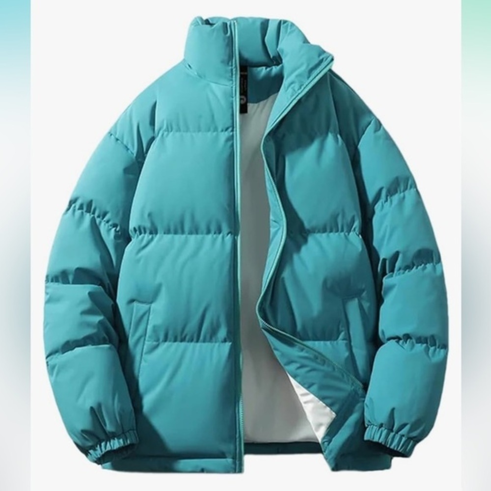 Teal Puffer Jacket - Women's Insulated Coat